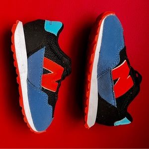 New Balance 237 Black/Blue/Orange Toddler Shoes